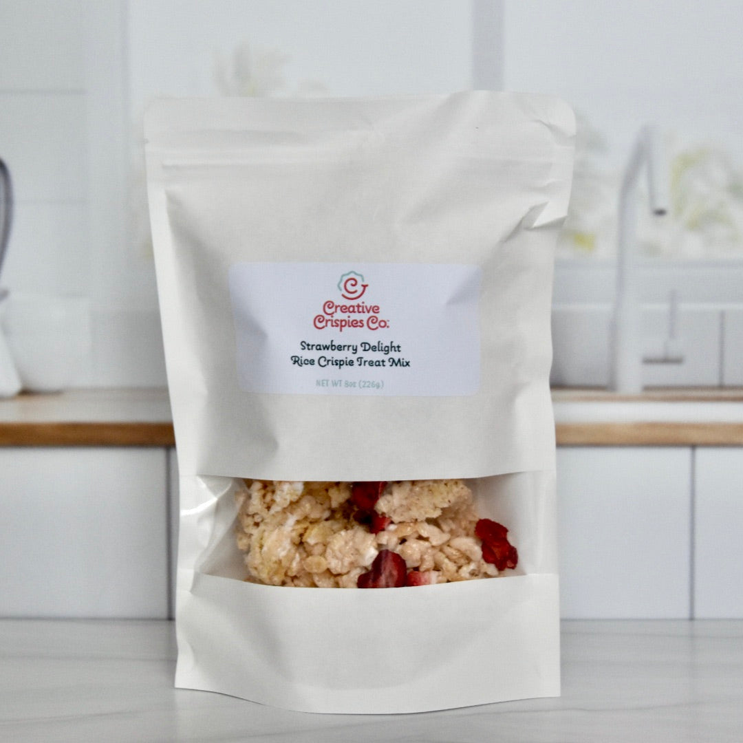 Strawberry Delight Crispie Mix Clusters