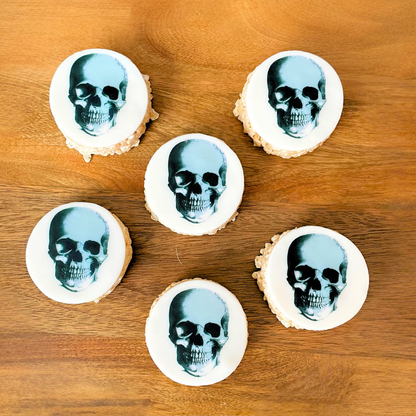 Halloween Skull Rice Crispie Treats