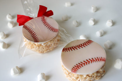 Sports Ball Rice Crispie Treats