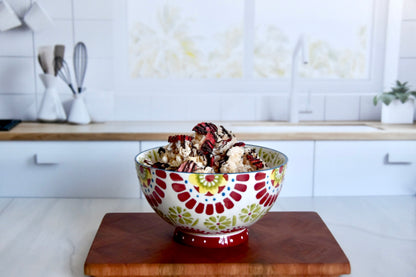 Chocolate Covered Strawberry Crispie Mix Clusters